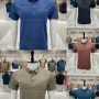 Wholesale Men's Casual Striped Letter Print Short Sleeve Polo Shirt preview
