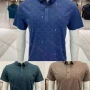 Wholesale Men's Casual Plaid Print Collared Short Sleeve Polo Shirt preview