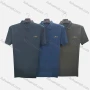 Wholesale Men's Casual Plain Label Print Short Sleeve Collared Polo Shirt P8# preview