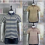 Wholesale Men's Casual Striped Logo Short Sleeve Polo Shirt preview