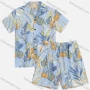 Wholesale Boy's Casual Allover Print Short Sleeve Shirt & Shorts 2 Piece Set 1Y1A0896 & 1Y1A0897# preview