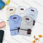 Wholesale Men's Casual Plain Long Sleeve Collared Button Down Shirt 646-5# preview