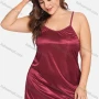 Wholesale Women's Sexy Plain Spaghetti Strap Nightgown 1291# preview