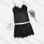 Wholesale Women's Sexy Lace Trim Cami Top & Shorts 2 Piece Pajamas Sets 1293# preview