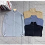 Wholesale Men's Casual Plain Long Sleeve Zipper Knitted Jacket 23141# preview
