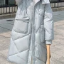 Wholesale Women's Casual Hood Zipper Front Pockets Thermal Lined Coat 22213# preview