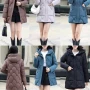 Wholesale Women's Casual Hooded Long Sleeve Thermal Pockets Puffer Coat 8821# preview