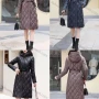 Wholesale Women's Casual Hooded Long Sleeve High Waist Thermal Pockets Puffer Coat 8005# preview