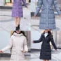 Wholesale Women's Casual Hooded Long Sleeve High Waist Thermal Pockets Puffer Coat 807# preview