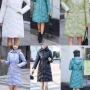 Wholesale Women's Casual Hooded Long Sleeve High Waist Thermal Pockets Puffer Coat 815# preview
