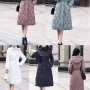Wholesale Women's Casual Hooded Long Sleeve High Waist Thermal Pockets Puffer Coat 8826# preview