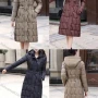 Wholesale Women's Casual Hooded Long Sleeve High Waist Thermal Pockets Puffer Coat 8830# preview