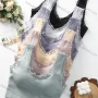 Wholesale Women's Basics Plain Breathable Lace Trim Built-in Bra Lingerie 211# preview