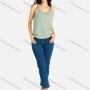 Wholesale Women's Casual Plain V Neck Tank Top preview