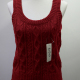 Women's Casual Plain Scoop Neck Cable Knit Tank Top 60703# 516# Clothing Wholesale Market -LIUHUA
