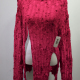 Women's Casual Split Crew Neck Long Sleeve Plain Cable Knit Sweater 60866# 522# Clothing Wholesale Market -LIUHUA