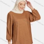 Wholesale Women's Casual Plain Long Sleeve Blouse preview