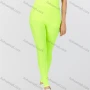 Wholesale Women's Sporty Plain High Waist Breathable Leggings 636# preview