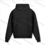 Wholesale Men's Sporty Round Neck Loose Fit Letter Print Long Sleeve Hooded Sweatshirt preview