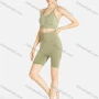 Wholesale Women's Sporty Plain Cropped Cami Top & Biker Shorts Set preview