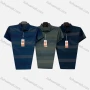 Wholesale Men's Casual Striped Patch Pocket Short Sleeve Polo Shirt preview