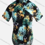 Wholesale Women's Vintage Short Sleeve Botanical Floral Pattern Collared Button Down Shirt 23054# preview