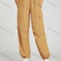 Wholesale Women's Casual Drawstring Multiple Pockets Elastic Waist Sweat Pants MT257# preview