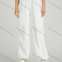 Wholesale Women's Casual Drawstring Elastic Waist Sweat Pants With Patch Pocket MT278# preview
