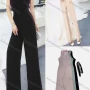 Wholesale Women's Casual Halter Sleeveless Wrap Peplum Plain Jumpsuit 2983-7# preview