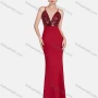 Wholesale Women's Glamorous Spaghetti Strap Sequin Backless Zip Back Evening Dress preview