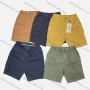 Wholesale Men's Casual Plain Elastic Waist Drawstring Patch Pocket Shorts 16501# preview