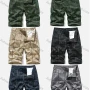 Wholesale Men's Casual Plaid Graphic Multiple Pockets Shorts 18052# preview