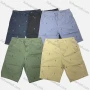 Wholesale Men's Casual Allover Print Patch Pocket Shorts 19203# preview