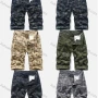 Wholesale Men's Casual Allover Plaid Print Multiple Pockets Shorts 66651# preview