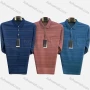 Wholesale Men's Casual Striped Patch Pocket Long Sleeve Polo Shirt 6907# preview