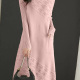 Women's Casual Plain Mock Neck Ribbed Knit Long Sleeve Midi Sweater Dress 5# Clothing Wholesale Market -LIUHUA