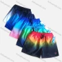 Wholesale Men's Casual Ombre Slant Pockets Elastic Waist Shorts 115-1# preview