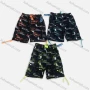 Wholesale Men's Casual Allover Print Slant Pockets Elastic Waist Shorts 178# preview