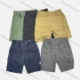 Wholesale Men's Casual Plain Drawstring Multiple Pockets Elastic Waist Shorts 26001# preview
