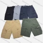 Wholesale Men's Casual Plain Multiple Zipper Pockets Shorts 28701# preview