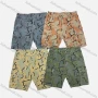 Wholesale Men's Casual Allover Plaid Print Multiple Pockets Shorts 29701# preview