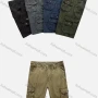 Wholesale Men's Casual Plain Multiple Flap Pockets Shorts 97052# preview