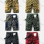 Wholesale Men's Casual Striped Multiple Flap Pockets Shorts With Belt 98951# preview
