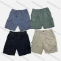 Wholesale Men's Casual Plain Drawstring Multiple Pockets Elastic Waist Shorts L6301# preview