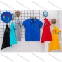 Wholesale Boy's Casual 100% Letter Embroidery Short Sleeve Polo Shirt preview