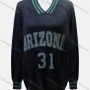 Wholesale Women's Casual V Neck Long Sleeve Curved Hem Letter Knit Sweater 60731# preview