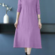 Women's Casual Plain Mock Neck Long Sleeve Midi Sweater Dress 12# Clothing Wholesale Market -LIUHUA