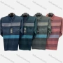 Wholesale Men's Casual Striped Patch Pocket Long Sleeve Polo Shirt 8304# preview