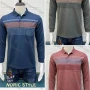 Wholesale Men's Casual Striped Logo Long Sleeve Polo Shirt A803# preview