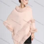 Wholesale Women's Fashion Causal Fuzzy Collar Thermal Floral Cape preview